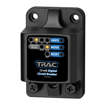 TRAC OUTDOORS TRAC Outdoors T10161 12V Digital Circuit Breaker, 30-60 Amps 69411